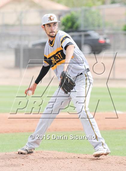 Thumbnail 2 in Gilbert vs Queen Creek (Gilbert/Mesquite Tournament) photogallery.