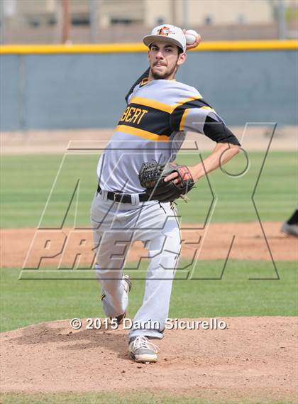 Thumbnail 2 in Gilbert vs Queen Creek (Gilbert/Mesquite Tournament) photogallery.