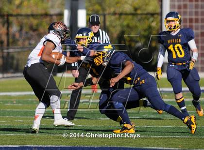 Thumbnail 2 in Waterloo @ Marion (IHSA Class 5A First Round Playoff) photogallery.