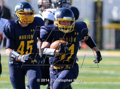 Thumbnail 2 in Waterloo @ Marion (IHSA Class 5A First Round Playoff) photogallery.