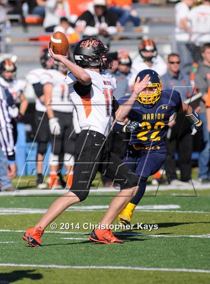 Thumbnail 1 in Waterloo @ Marion (IHSA Class 5A First Round Playoff) photogallery.