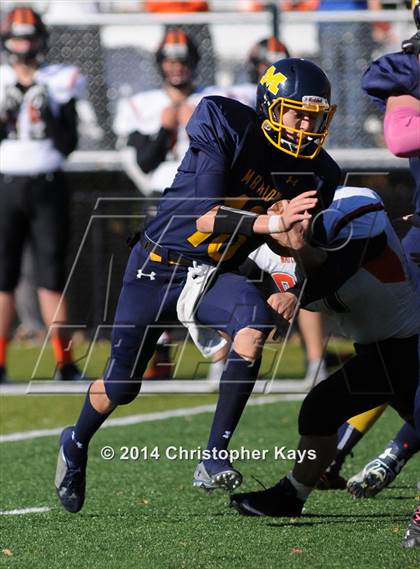 Thumbnail 2 in Waterloo @ Marion (IHSA Class 5A First Round Playoff) photogallery.