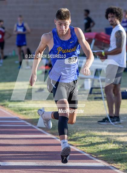 Thumbnail 2 in AIA Track & Field Championships(Boys Long/Triple Jump DIV 1 & 3) photogallery.