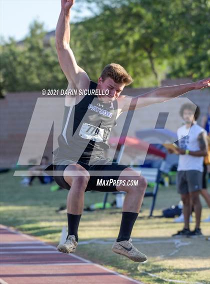 Thumbnail 2 in AIA Track & Field Championships(Boys Long/Triple Jump DIV 1 & 3) photogallery.