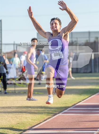 Thumbnail 2 in AIA Track & Field Championships(Boys Long/Triple Jump DIV 1 & 3) photogallery.