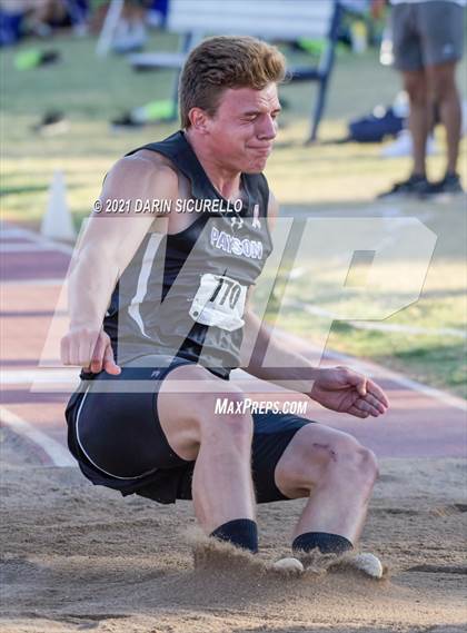 Thumbnail 1 in AIA Track & Field Championships(Boys Long/Triple Jump DIV 1 & 3) photogallery.