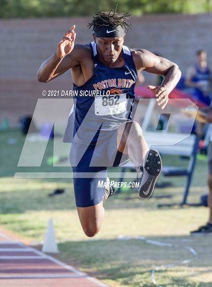 Thumbnail 2 in AIA Track & Field Championships(Boys Long/Triple Jump DIV 1 & 3) photogallery.
