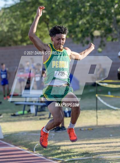 Thumbnail 2 in AIA Track & Field Championships(Boys Long/Triple Jump DIV 1 & 3) photogallery.