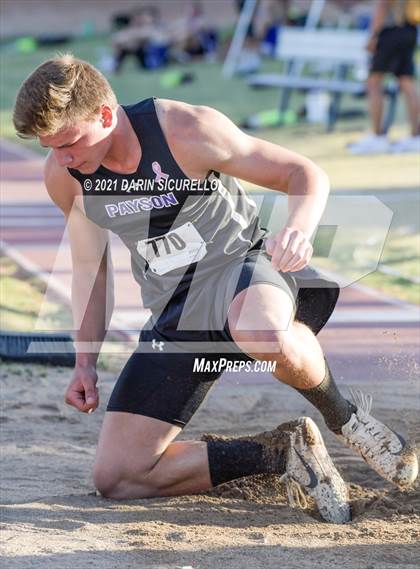 Thumbnail 2 in AIA Track & Field Championships(Boys Long/Triple Jump DIV 1 & 3) photogallery.