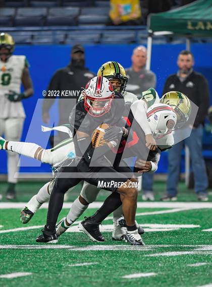 Thumbnail 2 in Langston Hughes vs. Gainesville (GHSA 6A Final) photogallery.