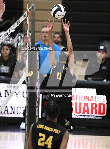 Thumbnail 1 in Long Beach Poly @ Canyon (CIF-SS D2 Playoffs) photogallery.