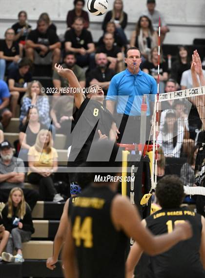 Thumbnail 2 in Long Beach Poly @ Canyon (CIF-SS D2 Playoffs) photogallery.