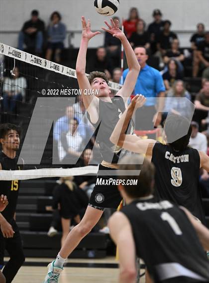 Thumbnail 2 in Long Beach Poly @ Canyon (CIF-SS D2 Playoffs) photogallery.