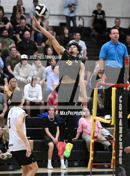 Thumbnail 3 in Long Beach Poly @ Canyon (CIF-SS D2 Playoffs) photogallery.