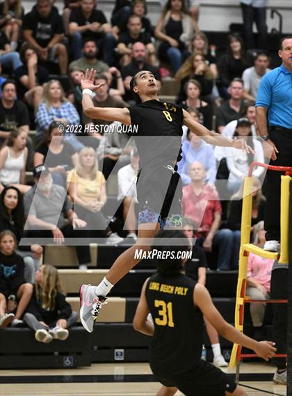 Thumbnail 3 in Long Beach Poly @ Canyon (CIF-SS D2 Playoffs) photogallery.