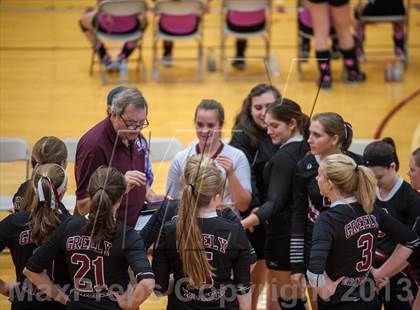 Thumbnail 3 in Central Catholic vs Greely (2013 Volleyhall Classic) photogallery.