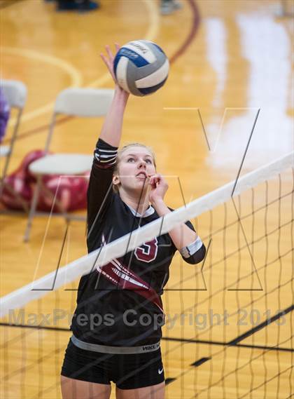 Thumbnail 3 in Central Catholic vs Greely (2013 Volleyhall Classic) photogallery.