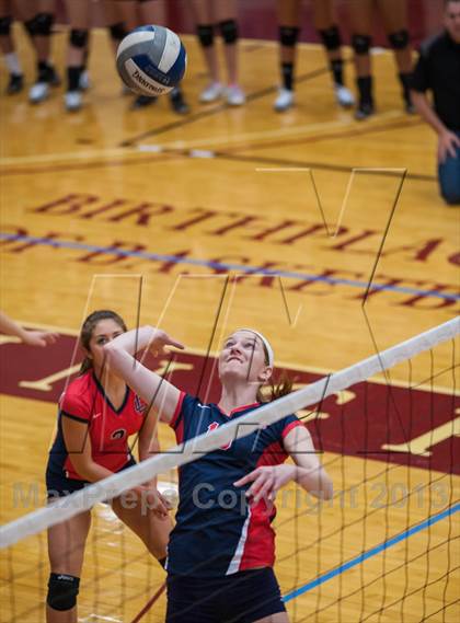Thumbnail 2 in Central Catholic vs Greely (2013 Volleyhall Classic) photogallery.