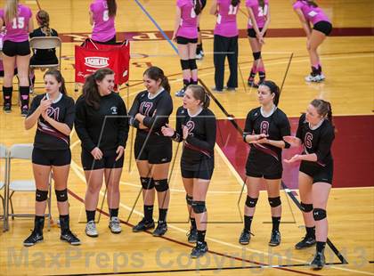 Thumbnail 2 in Central Catholic vs Greely (2013 Volleyhall Classic) photogallery.