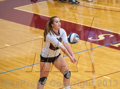 Thumbnail 1 in Central Catholic vs Greely (2013 Volleyhall Classic) photogallery.
