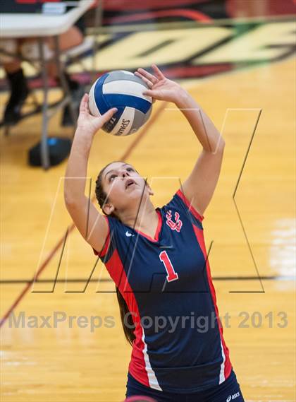 Thumbnail 1 in Central Catholic vs Greely (2013 Volleyhall Classic) photogallery.