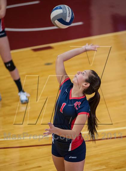 Thumbnail 2 in Central Catholic vs Greely (2013 Volleyhall Classic) photogallery.