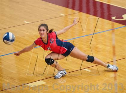Thumbnail 2 in Central Catholic vs Greely (2013 Volleyhall Classic) photogallery.