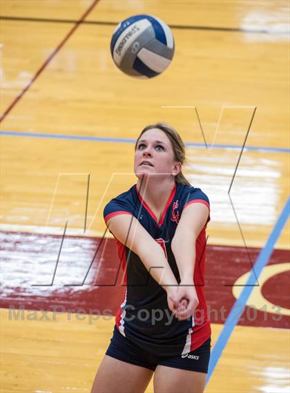 Thumbnail 2 in Central Catholic vs Greely (2013 Volleyhall Classic) photogallery.
