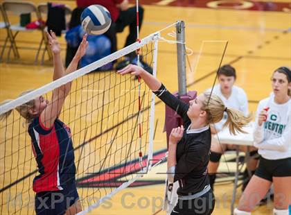 Thumbnail 1 in Central Catholic vs Greely (2013 Volleyhall Classic) photogallery.