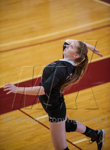 Thumbnail 3 in Central Catholic vs Greely (2013 Volleyhall Classic) photogallery.