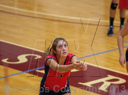 Thumbnail 2 in Central Catholic vs Greely (2013 Volleyhall Classic) photogallery.