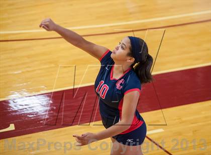 Thumbnail 2 in Central Catholic vs Greely (2013 Volleyhall Classic) photogallery.