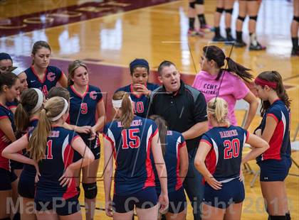 Thumbnail 2 in Central Catholic vs Greely (2013 Volleyhall Classic) photogallery.