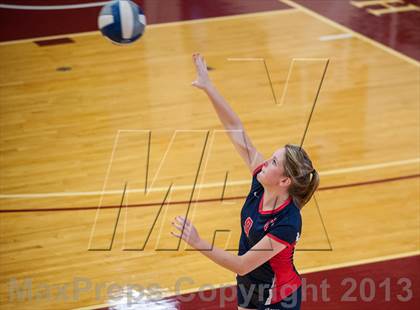 Thumbnail 3 in Central Catholic vs Greely (2013 Volleyhall Classic) photogallery.
