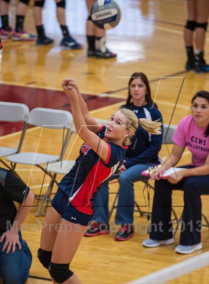 Thumbnail 1 in Central Catholic vs Greely (2013 Volleyhall Classic) photogallery.