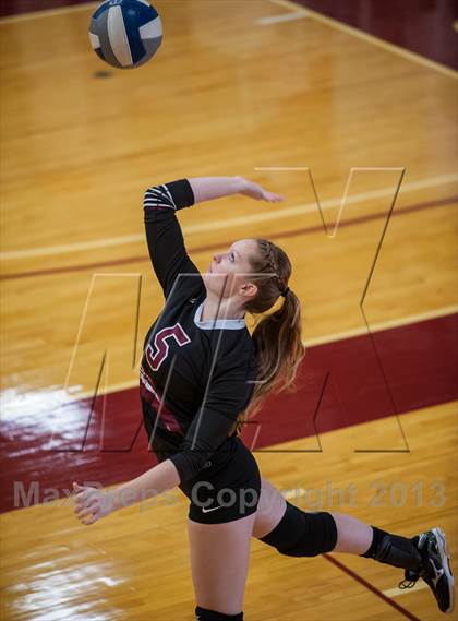 Thumbnail 1 in Central Catholic vs Greely (2013 Volleyhall Classic) photogallery.