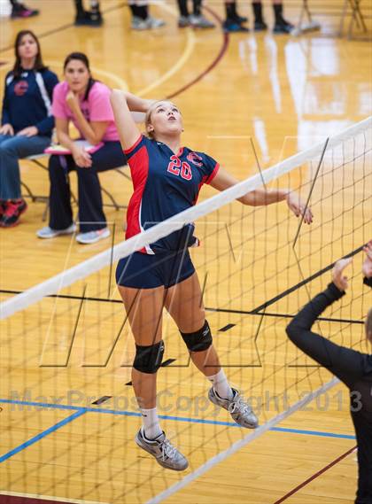 Thumbnail 2 in Central Catholic vs Greely (2013 Volleyhall Classic) photogallery.