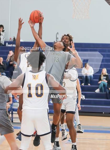 Thumbnail 1 in Catholic High vs Carmel Christian (Lowcountry Roundball Classic) photogallery.