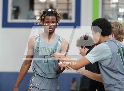 Thumbnail 3 in Catholic High vs Carmel Christian (Lowcountry Roundball Classic) photogallery.