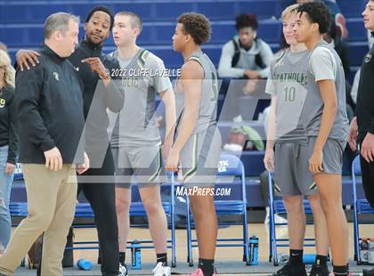 Thumbnail 2 in Catholic High vs Carmel Christian (Lowcountry Roundball Classic) photogallery.