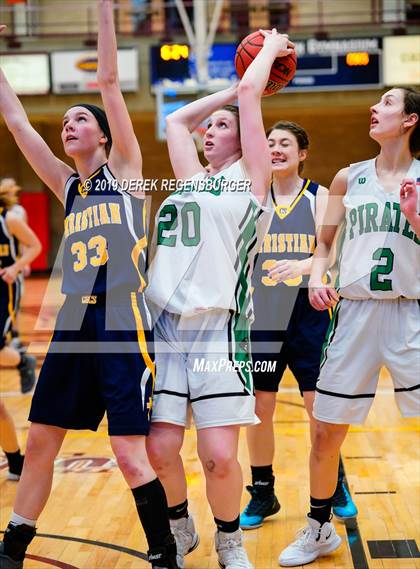 Thumbnail 3 in Colorado Springs Christian vs St. Mary's (CHSAA 3A Final) photogallery.