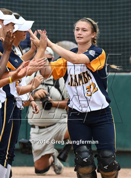 Thumbnail 2 in Newark Memorial vs Alhambra (CIF NorCal D2 Final) photogallery.