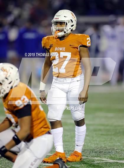 Thumbnail 2 in Weatherford @ Bowie (UIL 6A Bi-District)  photogallery.