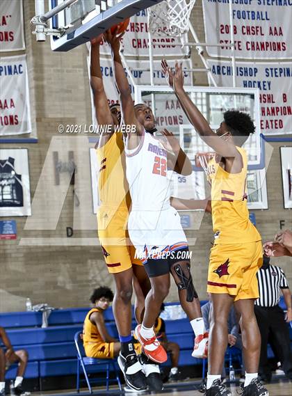 Thumbnail 2 in Cardinal Hayes vs St. Raymond (CHSAA Spring Tournament) photogallery.