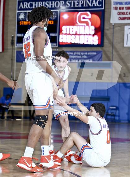 Thumbnail 2 in Cardinal Hayes vs St. Raymond (CHSAA Spring Tournament) photogallery.