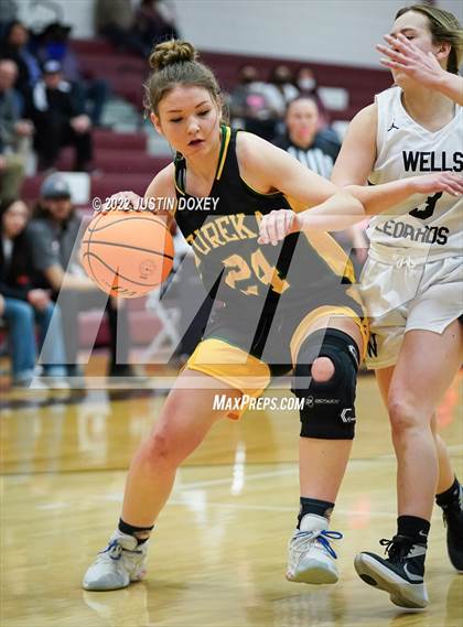 Thumbnail 2 in Wells vs. Eureka (NIAA 1A East Girls Championship) photogallery.