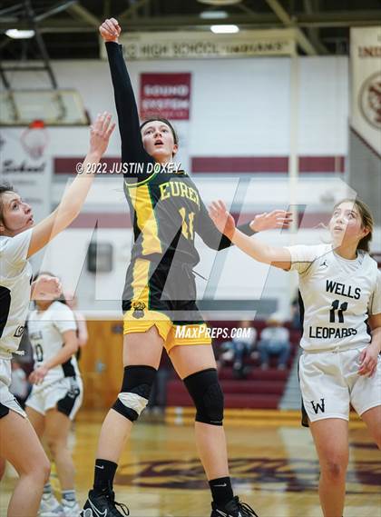 Thumbnail 3 in Wells vs. Eureka (NIAA 1A East Girls Championship) photogallery.