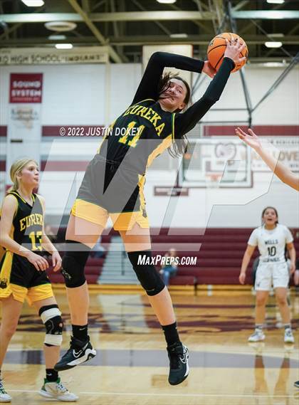 Thumbnail 1 in Wells vs. Eureka (NIAA 1A East Girls Championship) photogallery.