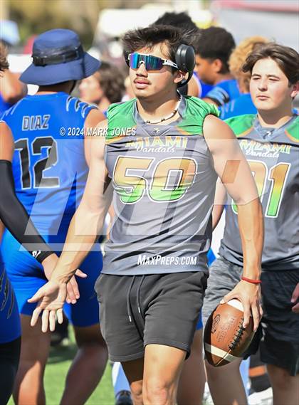 Thumbnail 1 in Paradise Honors vs. Miami (ACU 7v7 Tournament) photogallery.