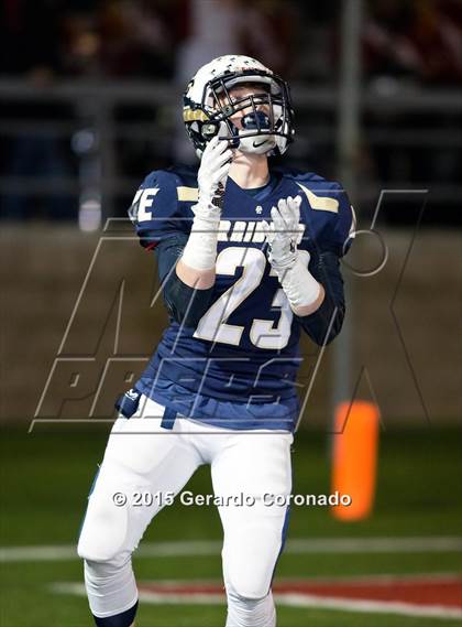Thumbnail 3 in Central Catholic vs. Oakdale (CIF SJS D3 Final) photogallery.